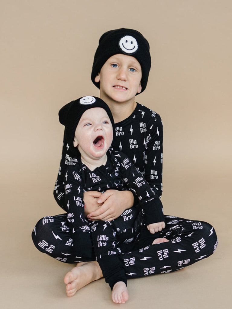 bamboo zip romper - little bro – Daffodilly
