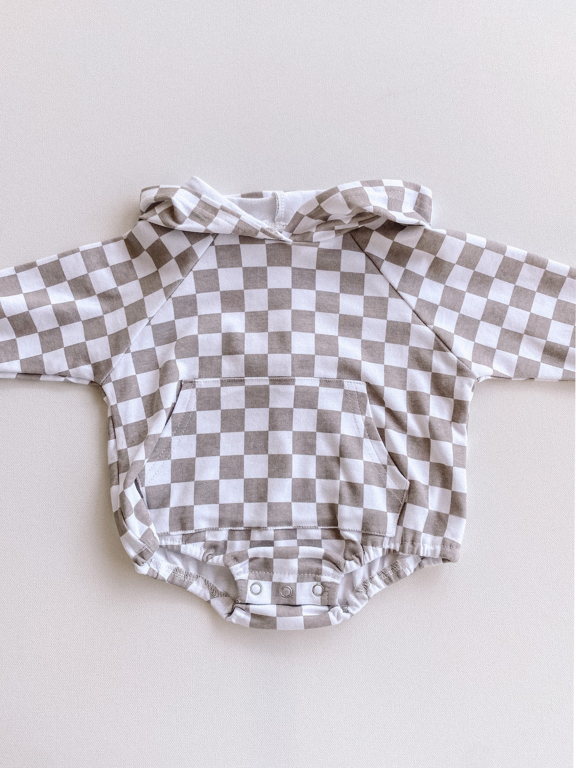 Toddler Baby Boy Checkerboard Print Romper