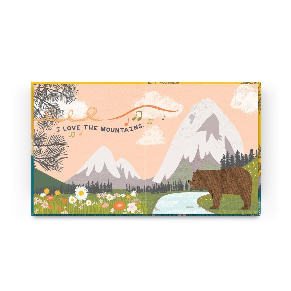 I love the mountains book - Daffodilly