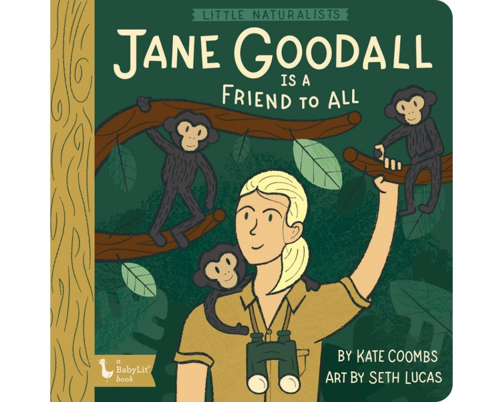 jane goodall is a friend to all - board book - Daffodilly